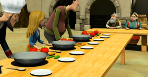Keloğlan Yemek Yarışması Hikayesi Çizgi Film Hikayeleri