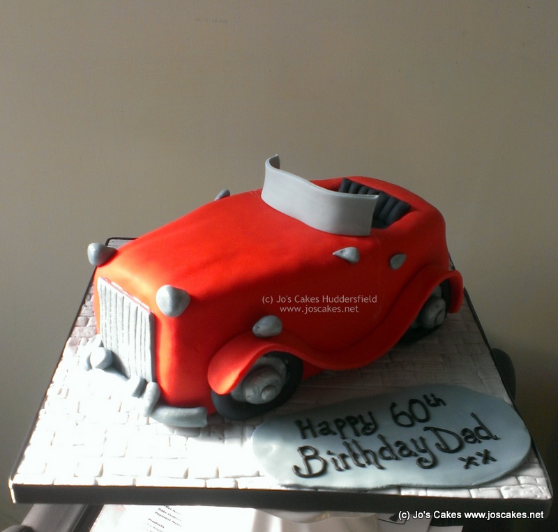 Jo's Cakes: Classic Car Birthday Cake