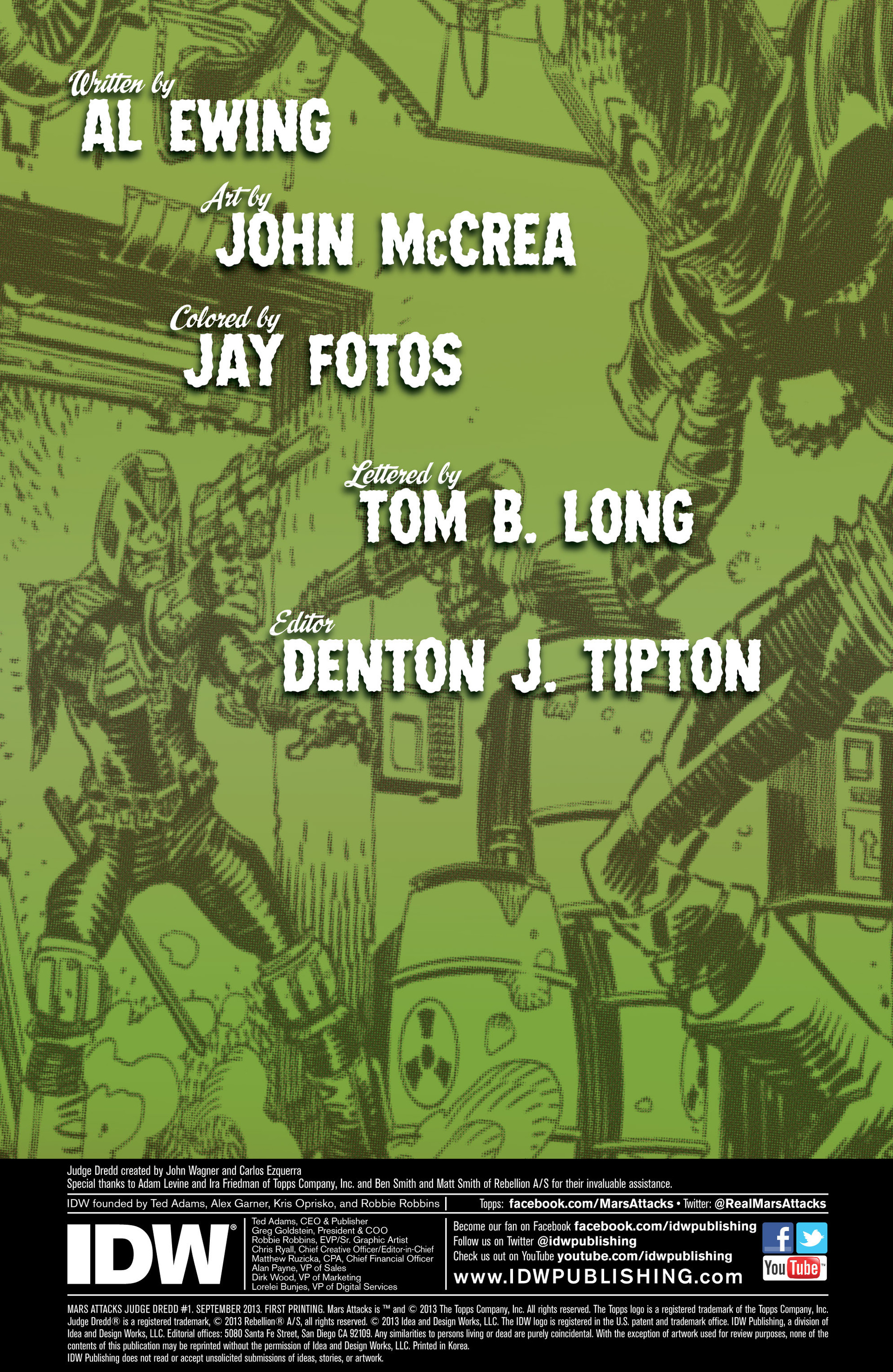Read online Mars Attacks Judge Dredd comic -  Issue #1 - 4