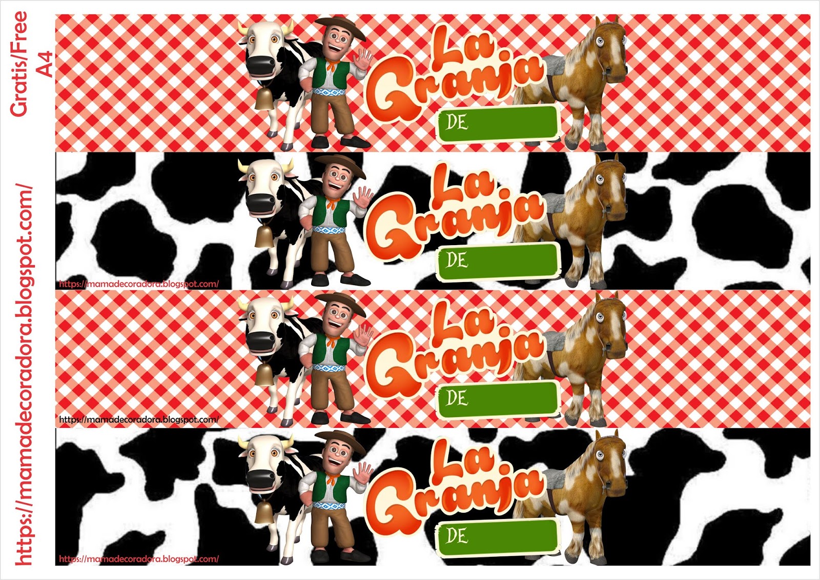 Kit De La Granja De Zenon Para Imprimir Gratis. +8 Imprimibles Para