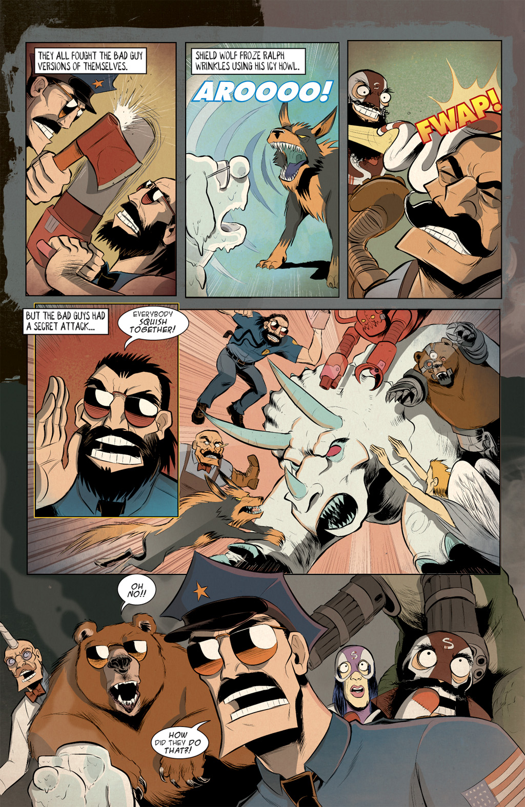 Read online Axe Cop: Bad Guy Earth comic -  Issue #3 - 10
