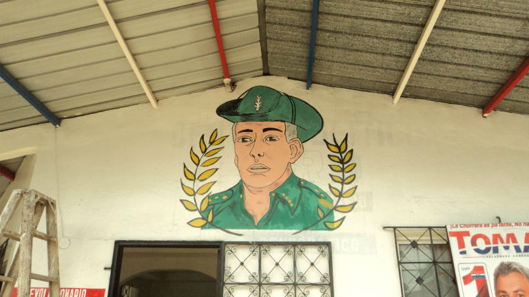 mural de omar torrijos en la chorrera