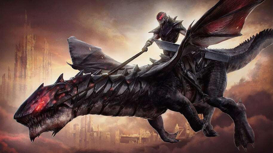 Fantasy, Dark Rider, Warrior, 4K, #4.1050