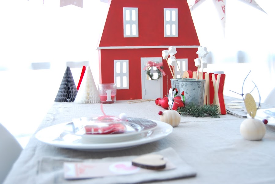 mesa de Navidad para niños