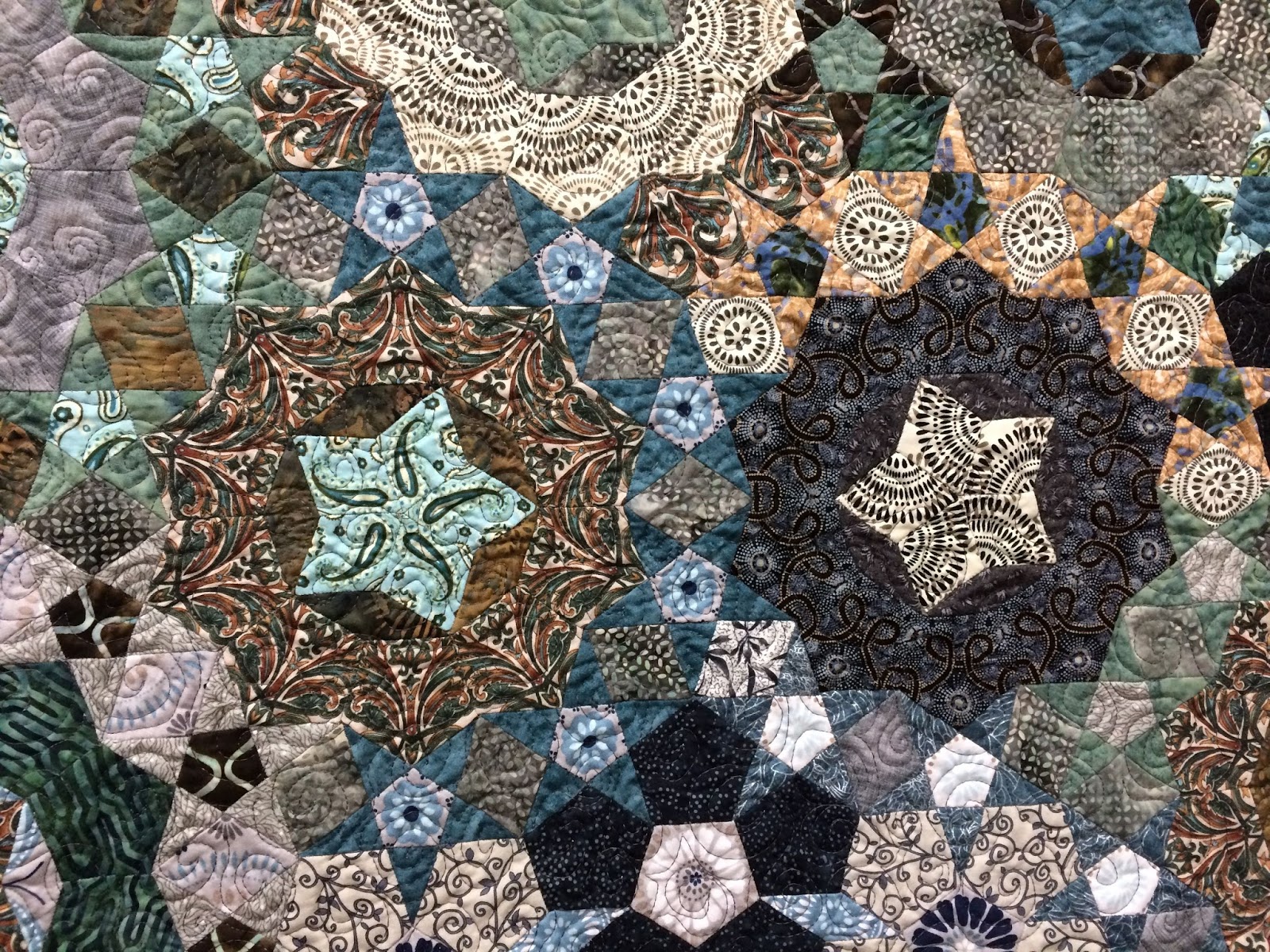 Hand Made Karma La Passacaglia Quilt Complete (Named "Rondeau")