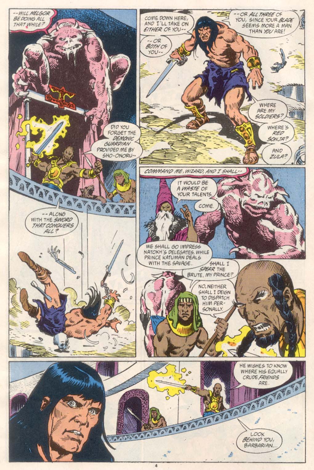 Read online Conan the Barbarian (1970) comic -  Issue #248 - 5
