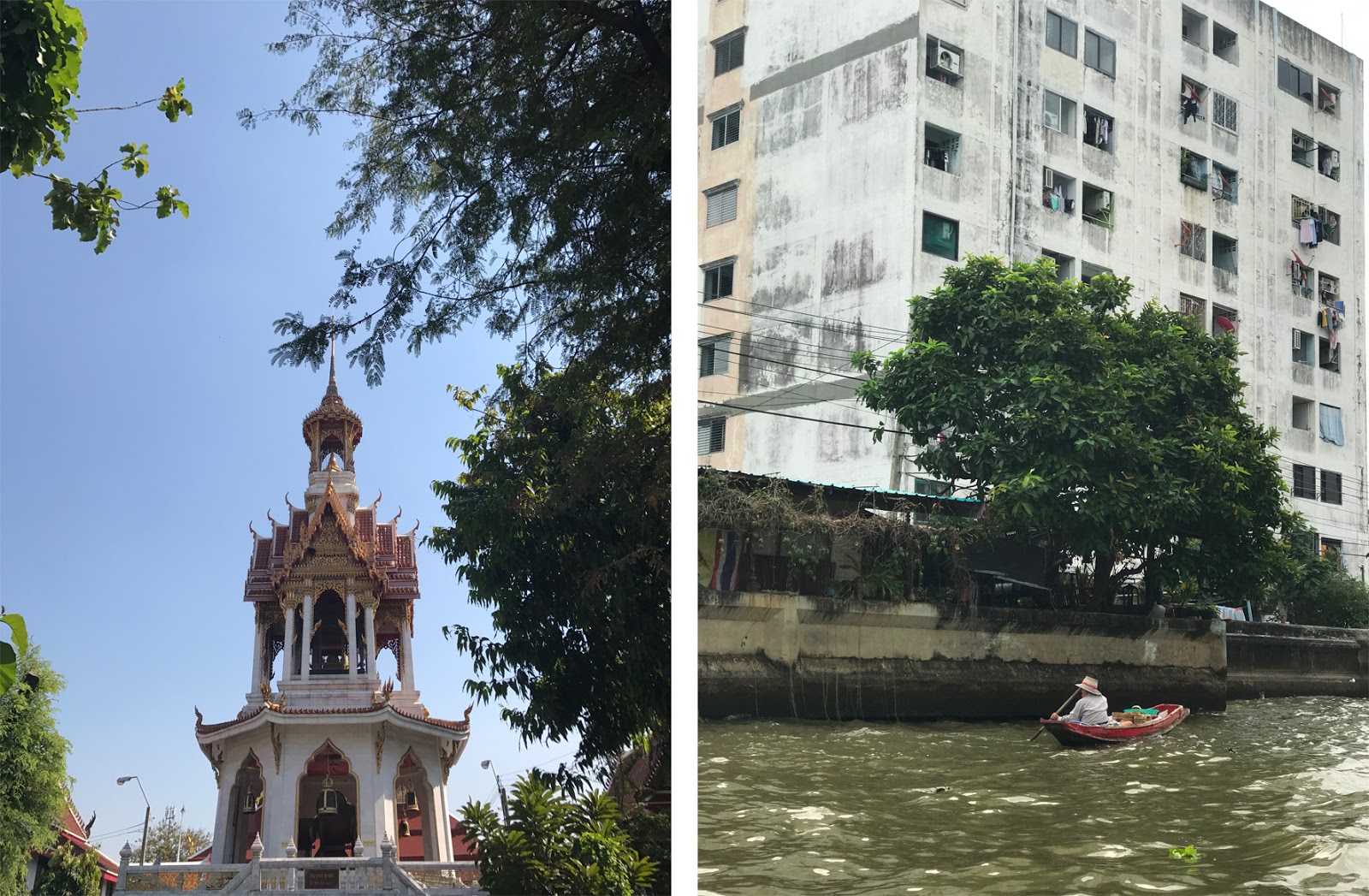 Bangkok Temple View and River