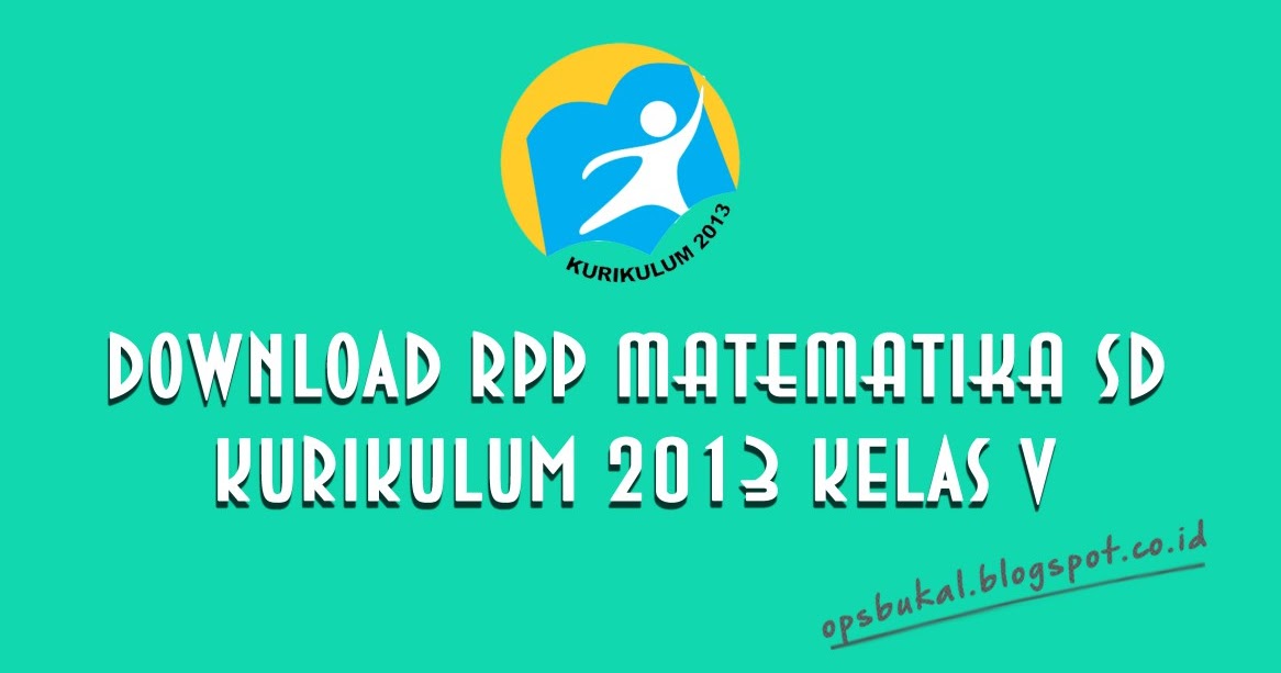 RPP Matematika SD Kelas 5 Kurikulum 2013 Semester 1 Revisi