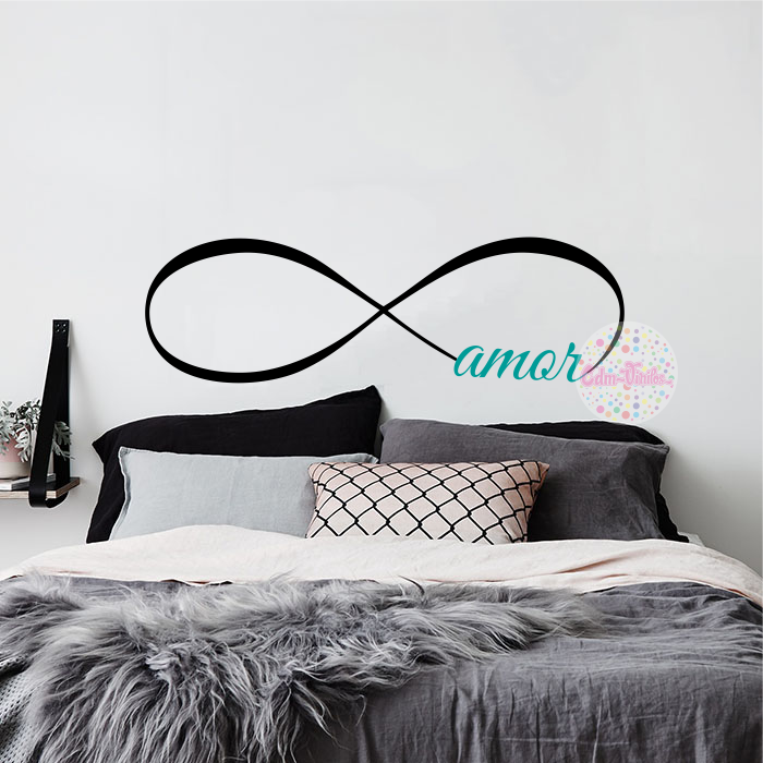 Vinilo Decorativo Infinito Amor Love W410 | CDM Vinilos Decorativos