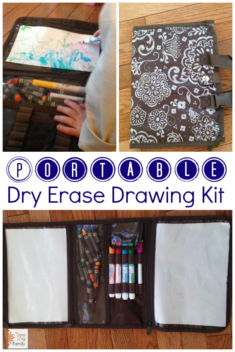 Portable Dry Erase Drawing Kit