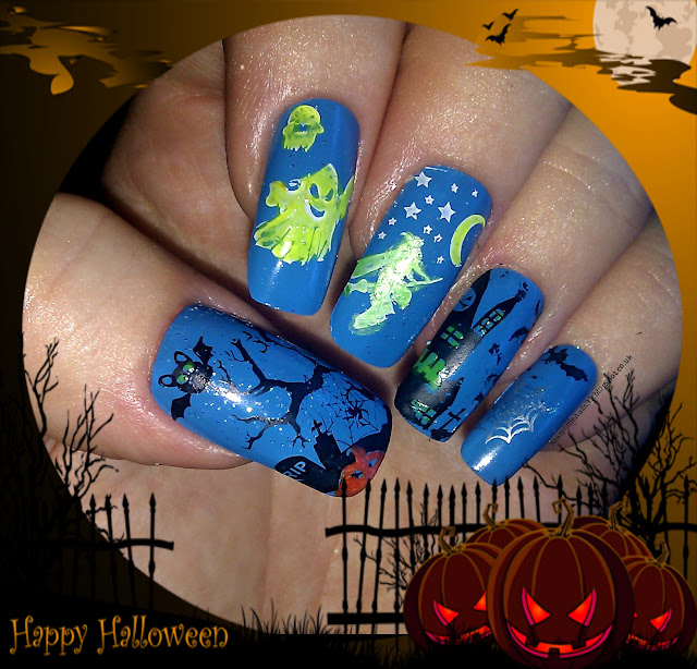 SassyLittleNails: Moyou Nails products review Halloween Nails