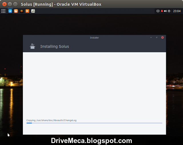 DriveMeca instalando Solus paso a paso