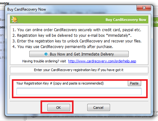 Recover data from Memory Card