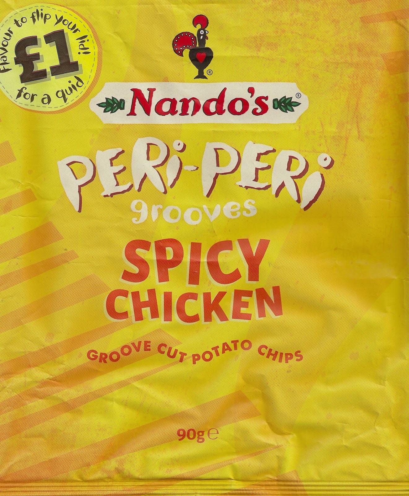 Cheeseburger Crisps & Other Stories Nando's PeriPeri Grooves Spicy Chicken