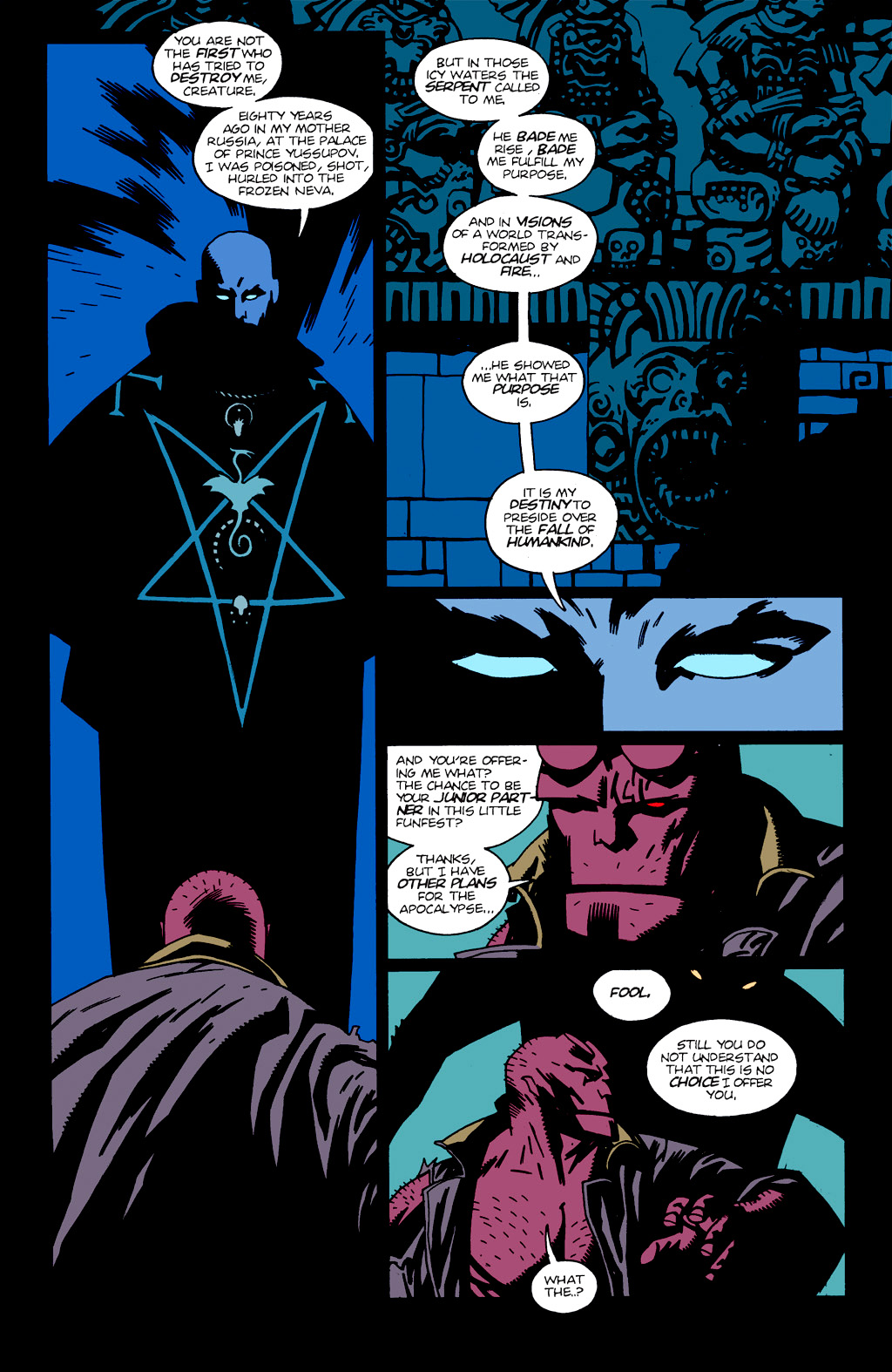 Read online Hellboy: Seed of Destruction comic -  Issue #3 - 8