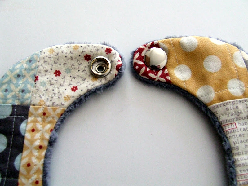 Our Cozy Nest Quilted Baby Bib Tutorial