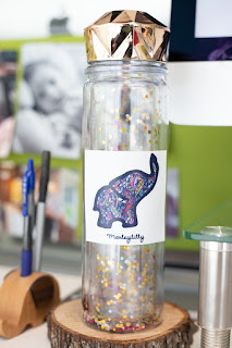 marleylilly elephant sticker for your water bottle