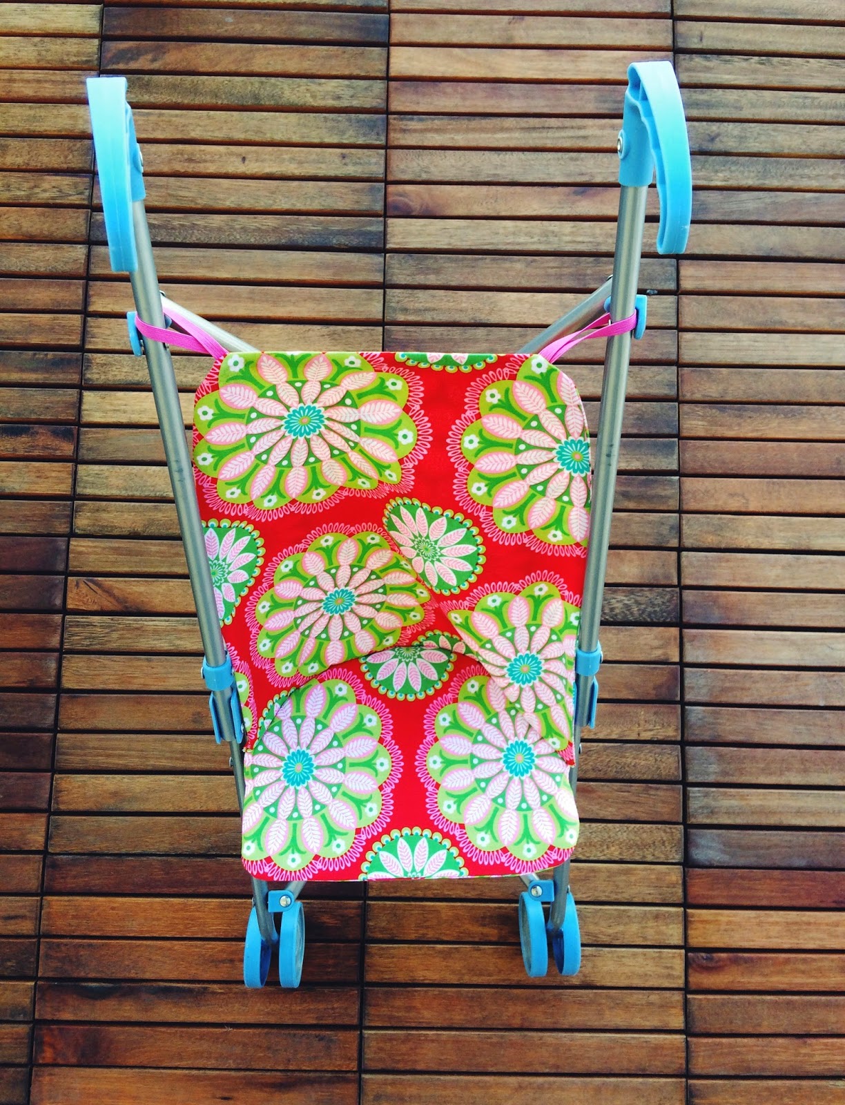 handmade sensations FOLDING DOLL STROLLER MAKEOVER