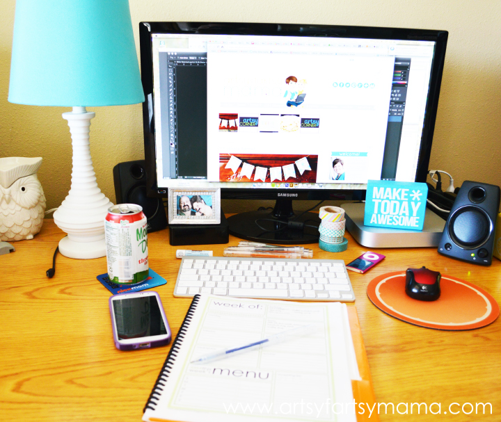 Desk Organization Tips And Tricks Artsy Fartsy Mama