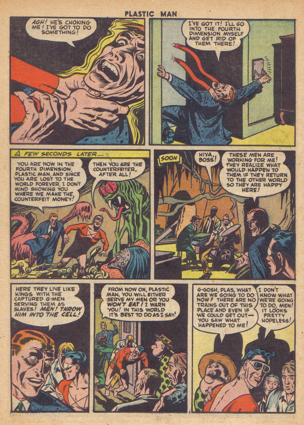 Read online Plastic Man (1943) comic -  Issue #39 - 22