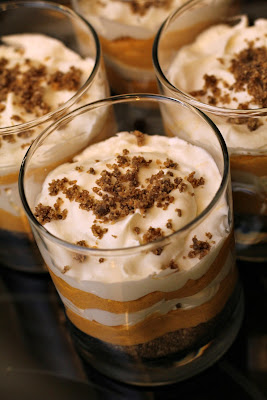 pumpkin cheesecake trifle - at www.turtlesandtails.blogspot.com