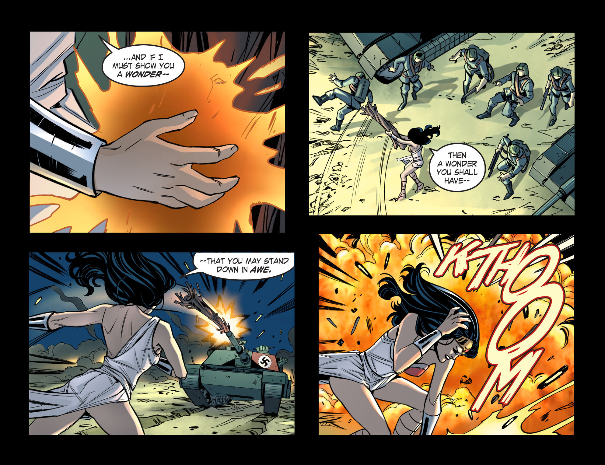 Read online DC Comics: Bombshells comic -  Issue #9 - 16