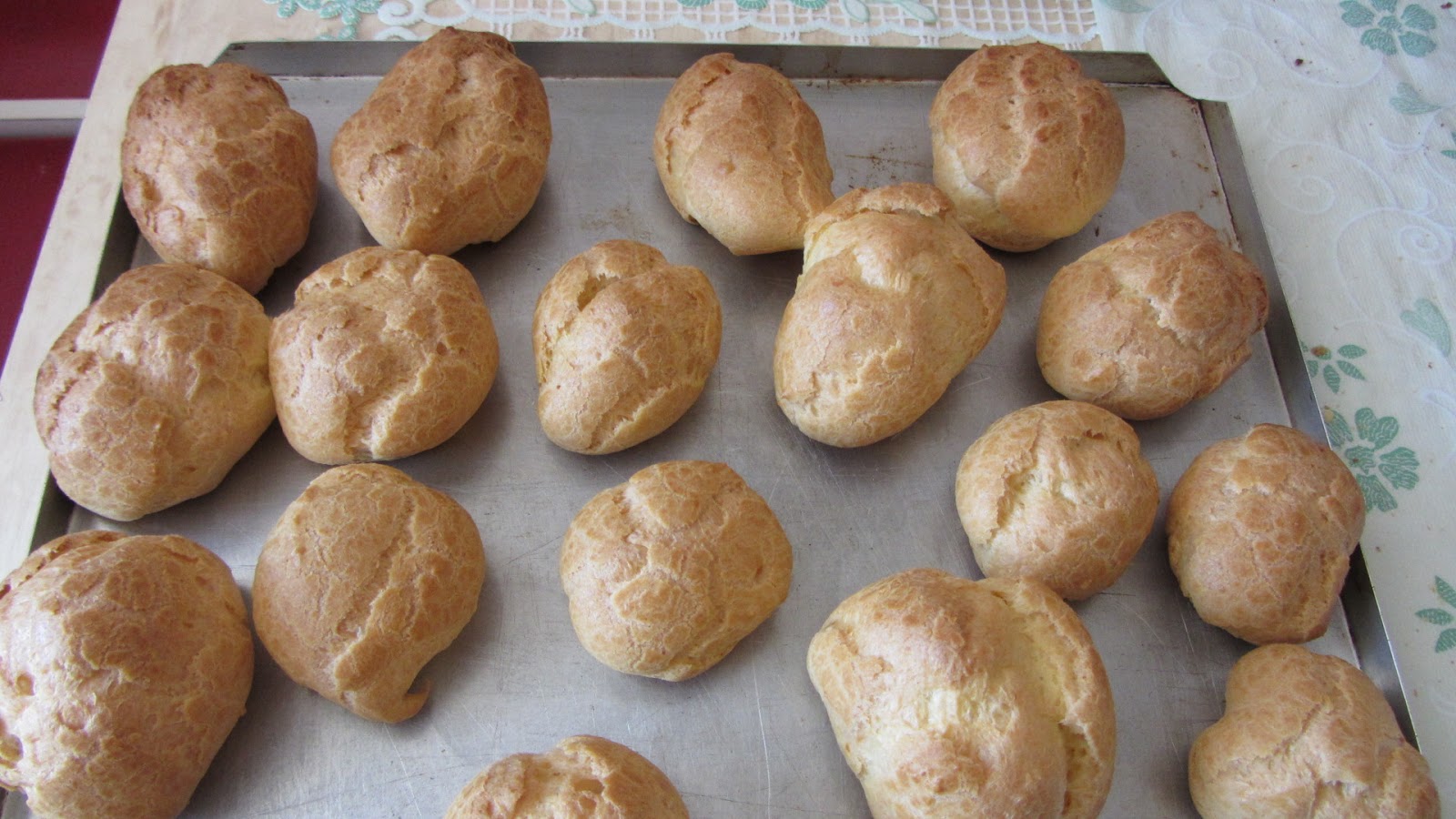 Заварное тесто выпекают при температуре