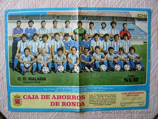 CD Málaga, 35 años del descenso del equipo de Antonio Benítez