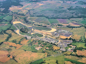 The Vallelunga racing circuit from the air
