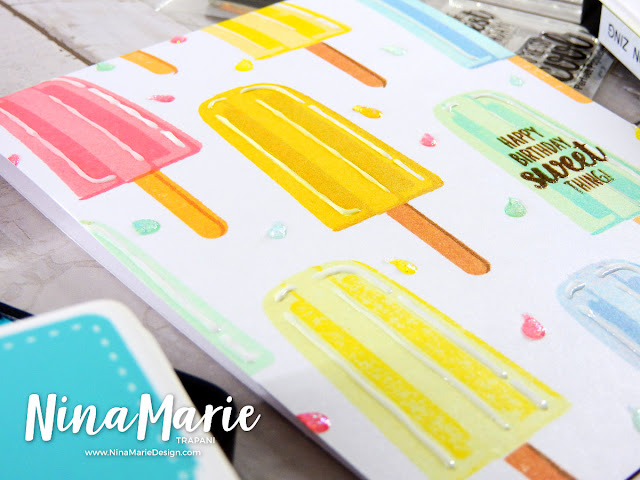 Sunny Studio Stamps: Perfect Popsicles and Two Scoops Guest Spotlight Cards by Nina Marie Trapani