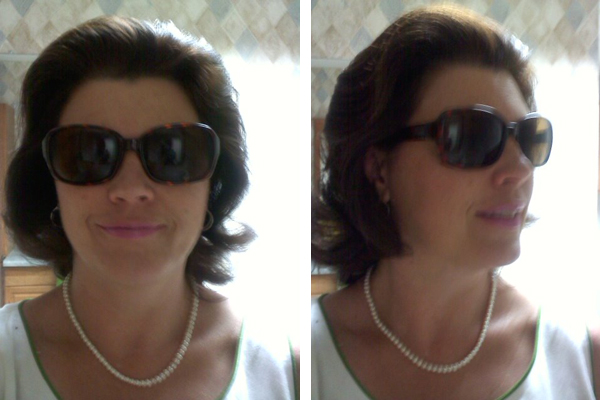 Attempt at achieving Jackie Kennedy's hair