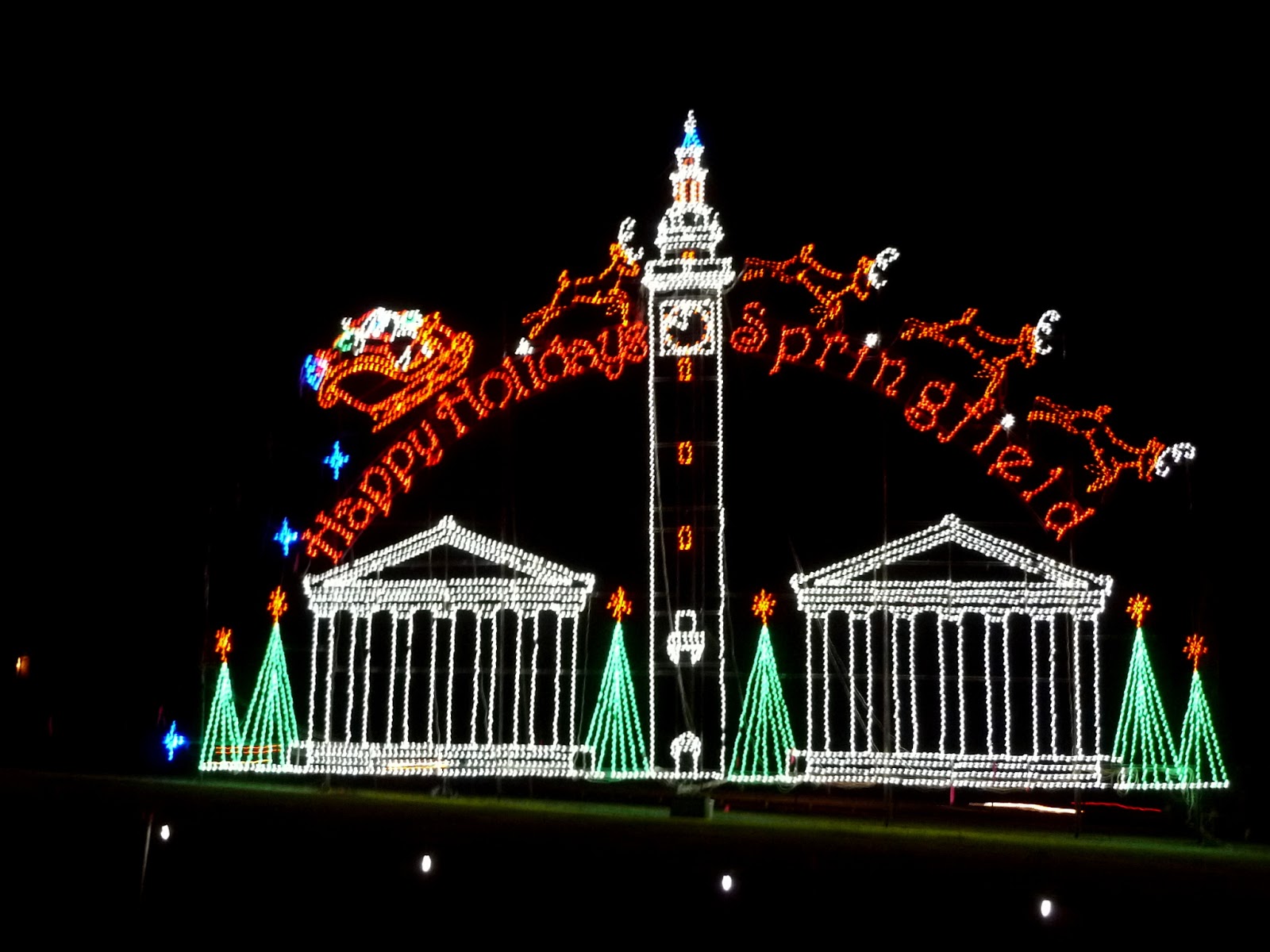 Photoops Holiday Displays Bright Nights, Happy Holidays