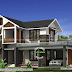 2655 square feet modern sloping roof home