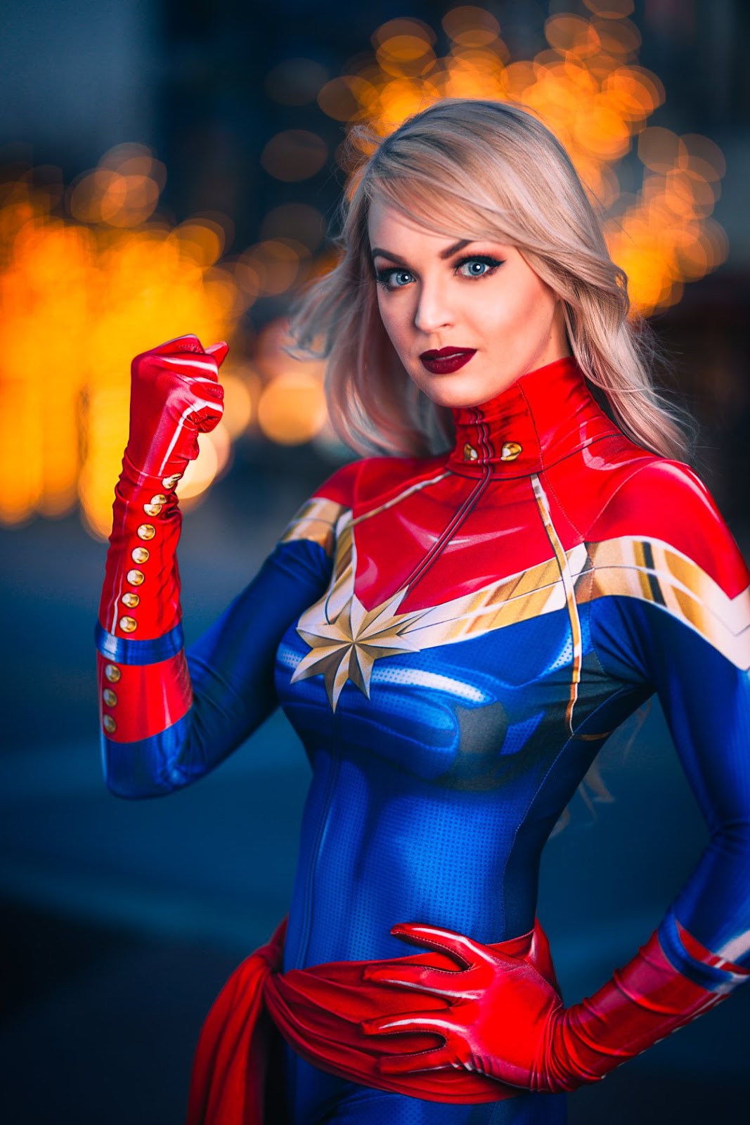 Elarte Cosplay Captain Marvel Cosplay Marvel Comics