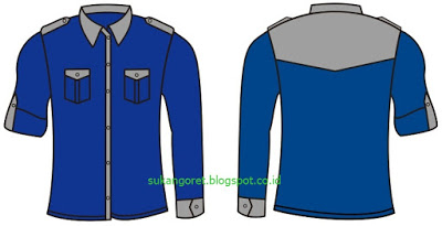 Download Kumpulan Soal Pelajaran 4 Desain Baju Kemeja Lengan Panjang Cdr PSD Mockup Templates