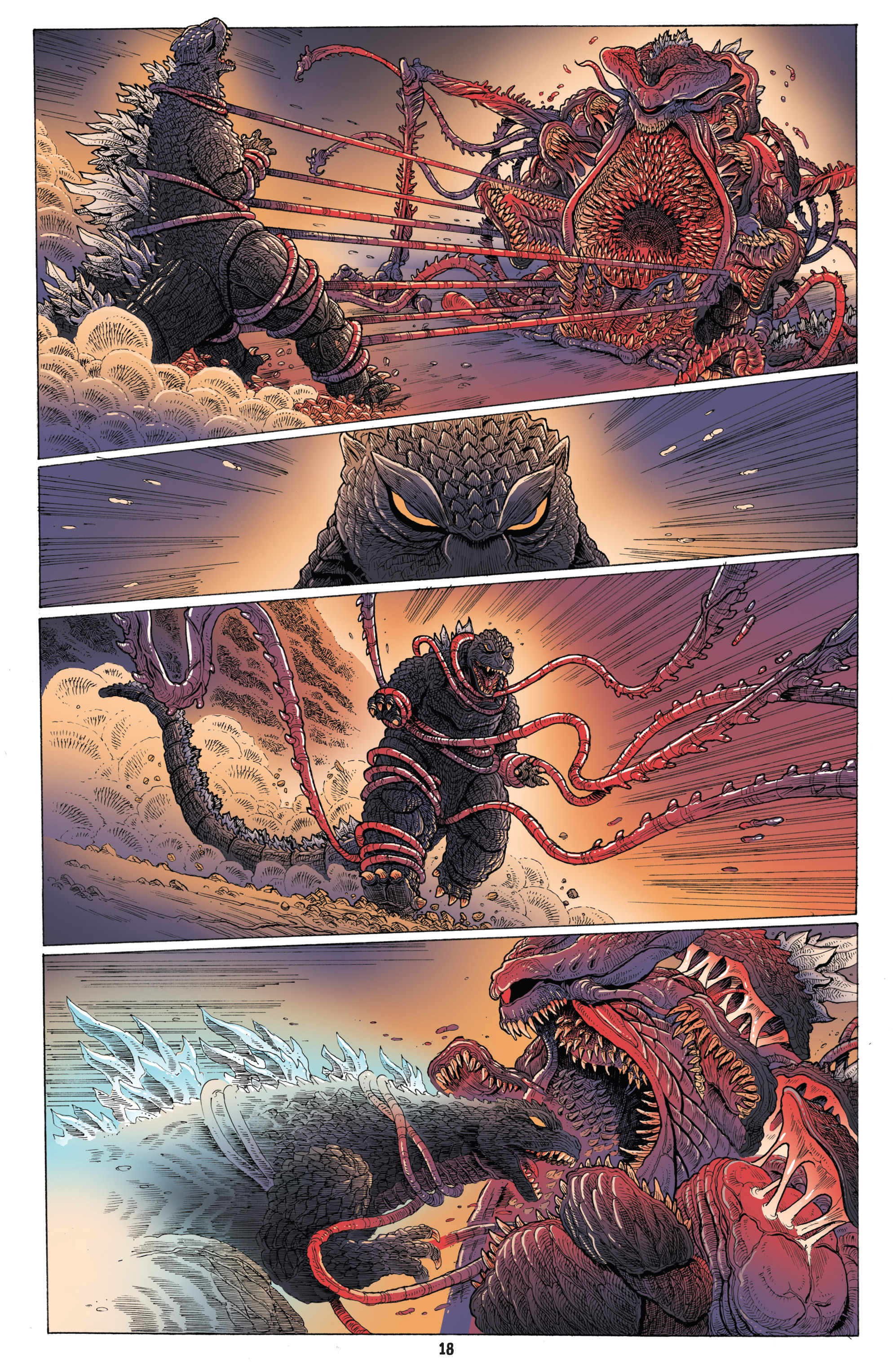 Read online Godzilla in Hell (2015) comic -  Issue #1 - 18