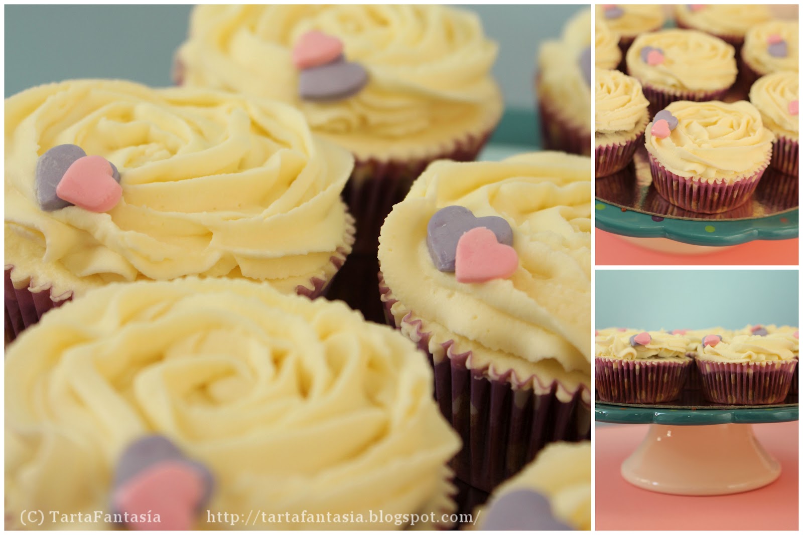 Cupcakes de Chocolate Blanco - TartaFantasía