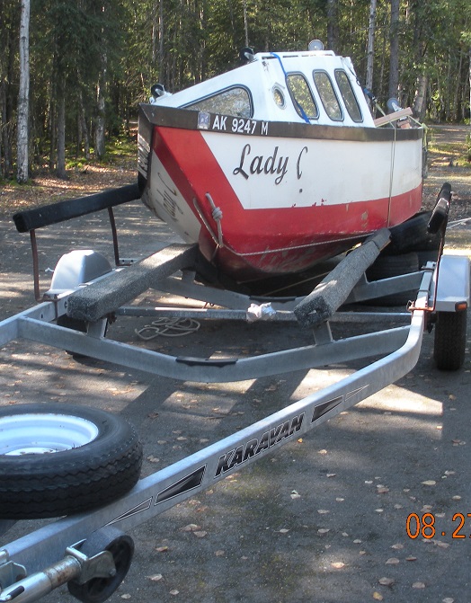 Trailer support for a wooden boat?
