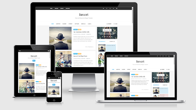 Invert Responsive and SEO Friendly Blogger Template