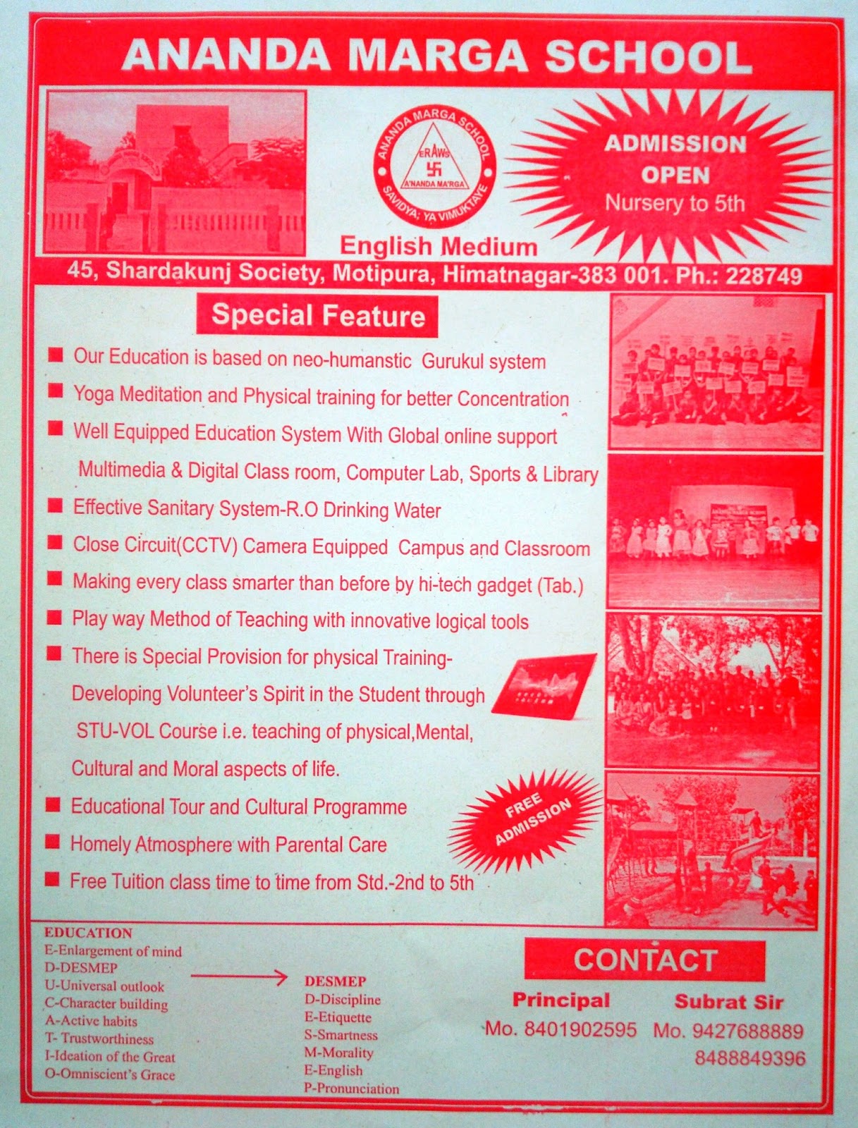 school handbill