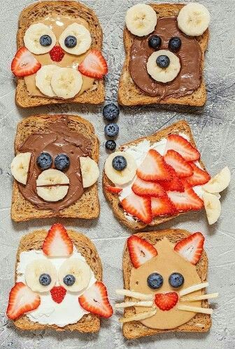 Divertidos sandwiches para una celebración infantil