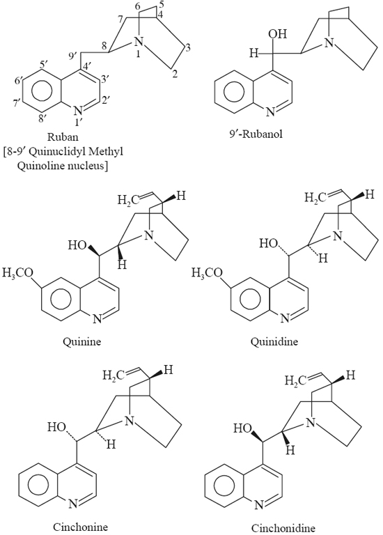 Basic Structures of Cinchona Alkaloids 