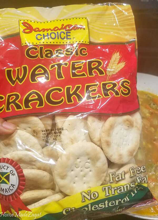 A picture of what is water crackers