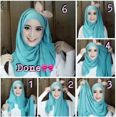 11+ Tutorial Hijab Pashmina Simple Tanpa Ciput Ninja Terbaru 2017