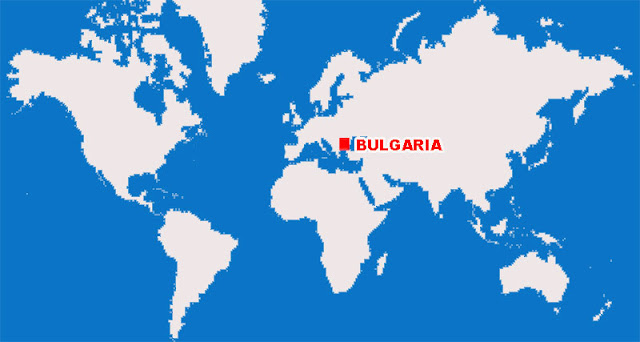 Gambar Peta letak negara Bulgaria