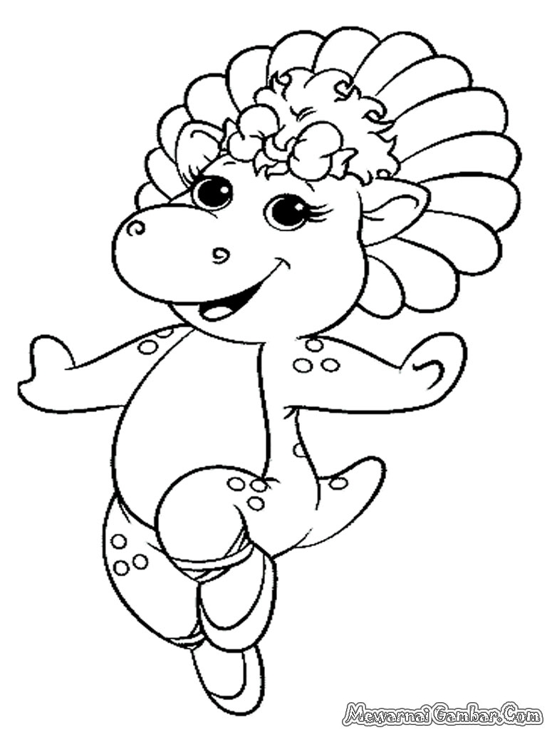 baby bop coloring pages - photo #17