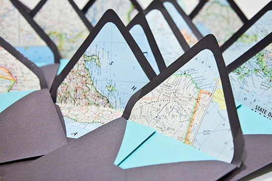 Map Envelope Liners by iDiY
