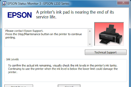 Cara Memperbaiki Printer Epson L110 Lampu Tinta Dan Kertas Berkedip