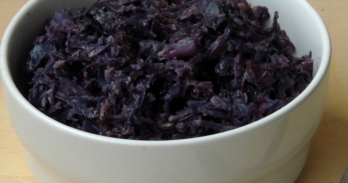 Purple Cabbage Thoran/Kerala Style Red Cabbage Stir Fry