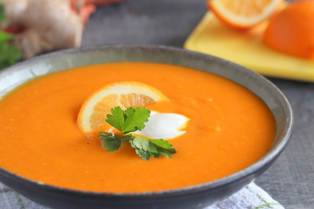 carrot and orange soup